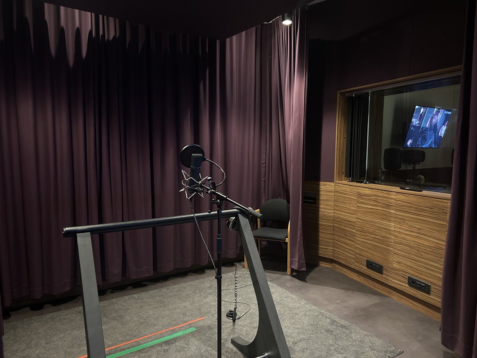 Booth & control room