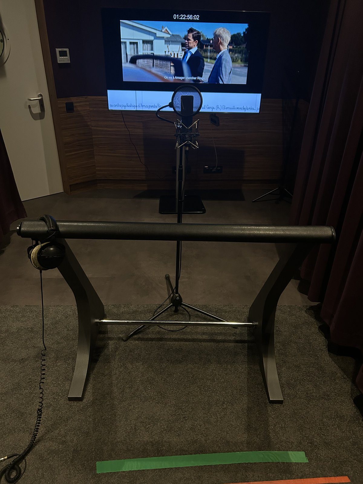 Dubbing booth