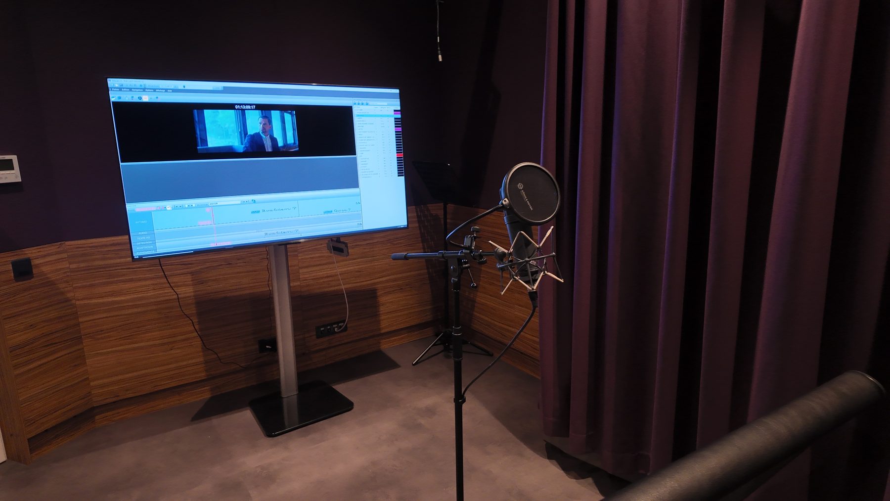 Dubbing booth